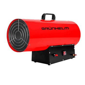 Потужний газовий обігрівач Grunhelm GGH-30 : 30 кВт, 650 м3/ч, 300 м², пропан-бутан