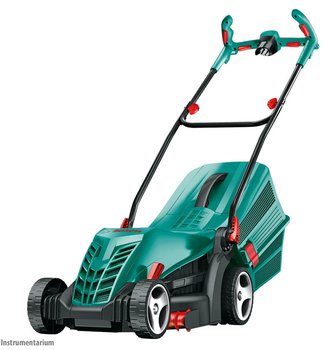 Газонокосарка електрична Bosch ARM 34, 1300 Вт, ширина зрізу 34 см, висота 20-70 мм(TS_F9CDDA530DD1)