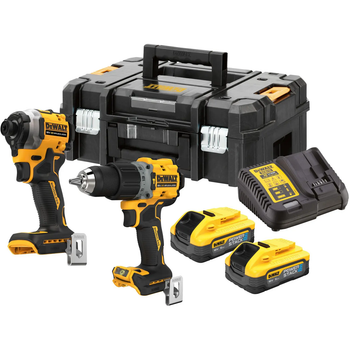 Набор из двух бесщеточных инструментов DeWALT DCK2050H2T : с АКБ 2шт-18V 5Ah+ЗП