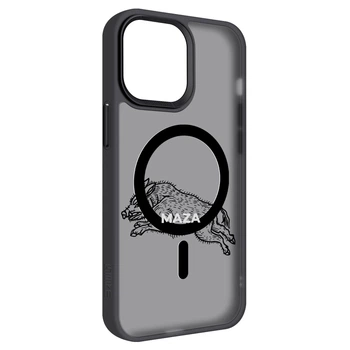 Чехол ArmorStandart Uniq Magsafe для Apple iPhone 15 Pro Max Maza Boar 1 Black (ARM76324)
