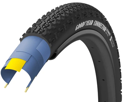 Покрышка GoodYear 700x45 45-622 Connector Tubeless Ready Folding 60 tpi Black (1084-TIR-60-08)
