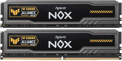Оперативная память Apacer DDR5-5200 32768MB PC5-41600 (Kit of 2x16384MB) NOX TUF Black (AH5U32G52C522UTAA-2)