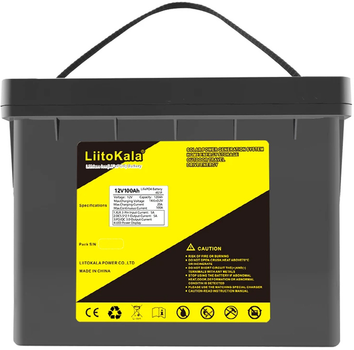 Аккумуляторная батарея LiitoKala 12V 100Ah LCD LiFePO4 (YT29757)
