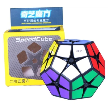 QiYi Kilominx 2х2 Megaminx black | Кібімінкс 2х2 без наліпок