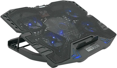 Охолоджуюча підставка для ноутбука Ice Coorel K5 10-17" Black (YT35672)