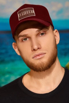 Чоловіча бейсболка Бордовий Braxton