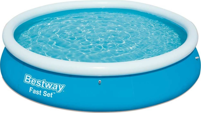Бассейн каркасный Bestway Fast Set 366 x 76 см 53377 Синий (6942138929072)