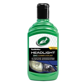 Поліроль-реставратор для полірування фар TURTLE WAX Headlight Cleaner & Sealant, 300мл 53182
