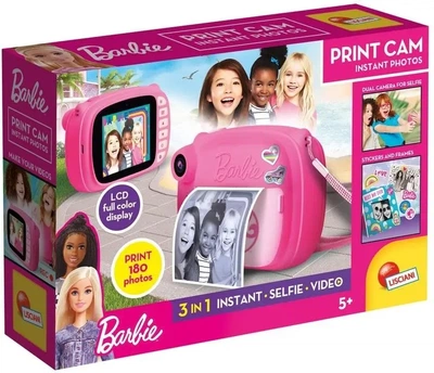 Камера моментальной печати Barbie детская