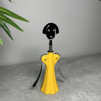 Штопор рычажный Alessi Anna G. 24 см желтый (AAM01YELLOW)