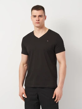 Футболка хлопковая мужская Tommy Hilfiger 11439.1 XL Черная (smt2000000026732)