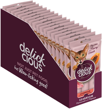 Кремовое лакомство Delickcious Дорада с папайей 4 х 15 г 18 шт. (D6251101)