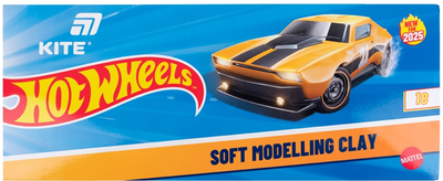 Пластилін восковий Kite Hot Wheels 18 кольорів 360 г (HW25-085)