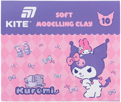 Пластилін восковий Kite Kuromi 10 кольорів 200 г (HK24-084)