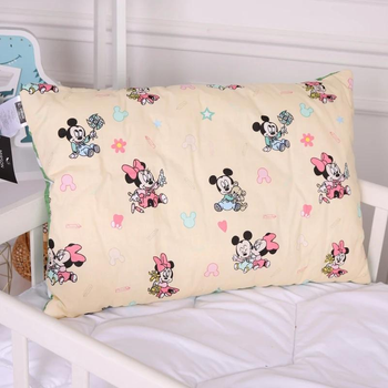 Подушка антиалергенна MirSon Kids Time 20-0043 Green Mikey Mouse 50x70 см EcoSilk Середня (2200009669422)