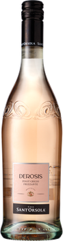 Вино напівігристе Sant'Orsola Pinot Grigio DOC Veneto Rose Frizzante рожеве сухе 0.75л 11.5% (8005415063222)