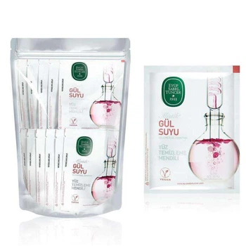 Серветки, що очищають Mystic Rose Water Facial для обличчя і тіла універсальні 30 шт