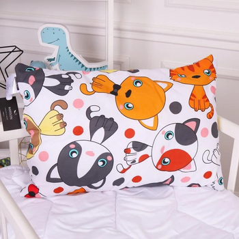 Подушка антиалергенна MirSon Kids Time 20-0035 Colored kittens 40x60 см EcoSilk Низька (2200009669170)