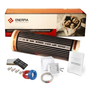 Інфрачервона плівка Enerpia 7 м2 комплект з механічним терморегулятором