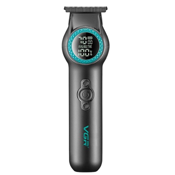 Триммер VGR V-990 3 насадки 2000mAh 8000 RPM LED display Green (9041)