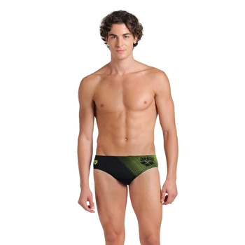 Плавки для плавання чоловічі Arena FOGGY DOTS SWIM BRIEFS 008482-506-100 Чорний