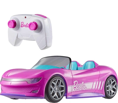 Кабріолет Барбі на дистанційному управлінні Barbie Hot Wheels RC Remote-Control Pink Convertible (JBH05) (JBH05)