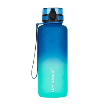 Пляшка для води Uzspace Frosted Gradient Waterbottle 3056 (1,5 л, blue/green)
