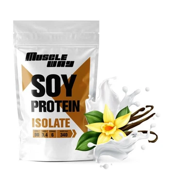 Протеин соевый изолят MuscleWay Soy Protein 90% на 15 порций 500 г Ваниль (14-125-soy-mw-rs500-7)
