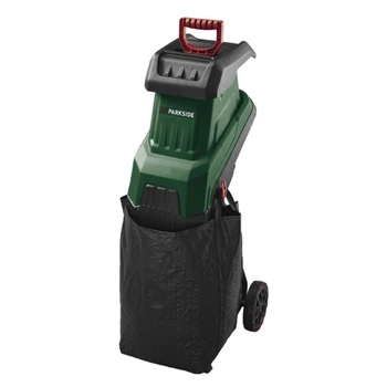Измельчитель веток садовый PARKSIDE PEMH 2400 A1 электрическая ножевая дробилка шредер на 2400 Вт для дачи и загородного дома
