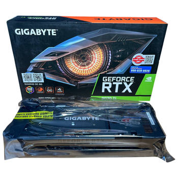 Дискретна відеокарта Gigabyte GeForce RTX 3070 Ti, 8 GB GDDR6X, 256-bit / 2x HDMI, 2x DisplayPort / Коробка (GV-N307TGAMING OC-8GD)