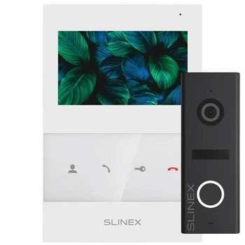 Комплект відеодомофона Slinex SQ-04 White + ML-17HR Graphite