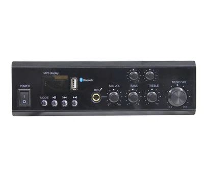 Трансляційний підсилювач BiG 2-ZONE D-class 110W MP3/FM/Bluetooth 110V/4-16Ом