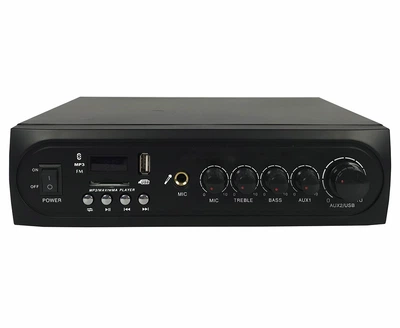 Трансляционный усилитель BiG 1-ZONE D-class 60W MP3/FM/Bluetooth 110V/4-16Ом