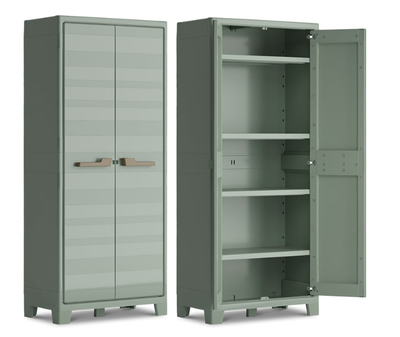 Багатофункціональна шафа пластикова Keter/Kis Planet Outdoor High Cabinet 003539