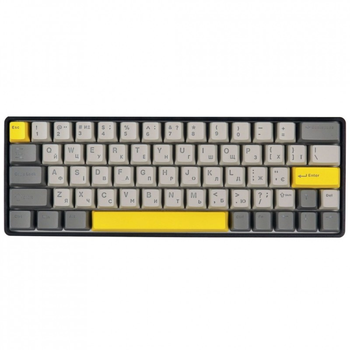 Клавіатура Epomaker EP64 60 Mulan Switch Hot-Swap RGB Wireless/Bluetooth/USB UA Black (EP64-BM)