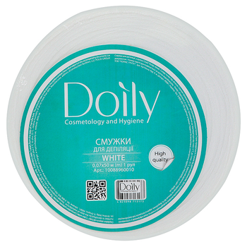 Полоски для депиляции Doily в рулоне белые 0,07х50 м