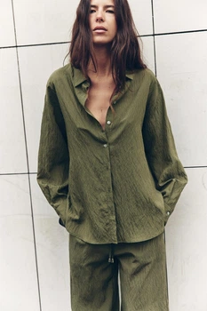 Рубашка оверсайз Zara 2431/564 XS