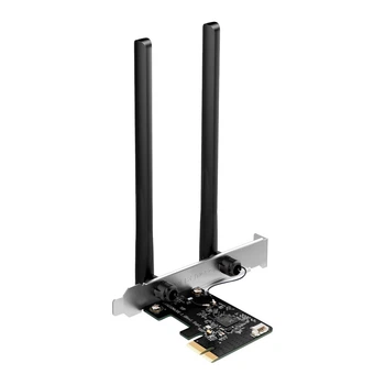 Сетевой адаптер PCI Express Mercusys MA30E 300+867 Мбит/с 2.4GHz 5GHz черный (3729512)