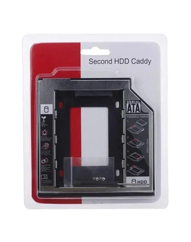 Адаптер-карман OptiBay 9.0 мм для установки 2.5" SSD/HDD вместо оптического привода (Second HDD Caddy) (00088)