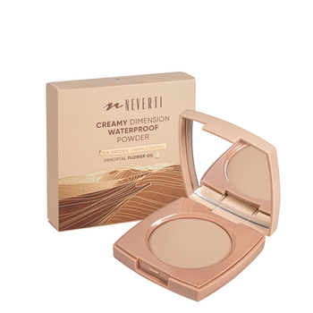 Пудра для лица водостойкая компактная Neverti Creamy Dimension (NP202), 003 Neutral Нейтральная