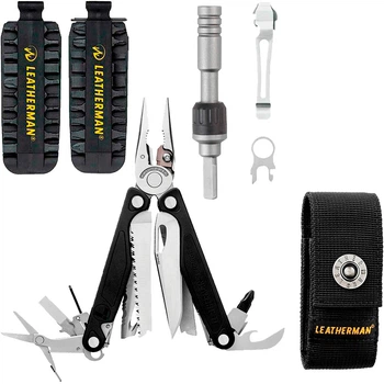 Набір Мультитул Leatherman Leatherman Charge Plus + Тріскачка Leatherman 931030 + Комплект біт Bit Kit 2 половини