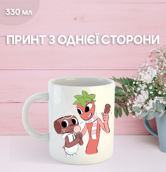 Кружка У Світі Денді Roblox Dandy's World з принтом керамічна чашка 330 мл Uk_713