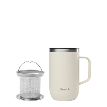 Кружка (с ситечком) Qwetch 470 ml. Sand (QM6219)