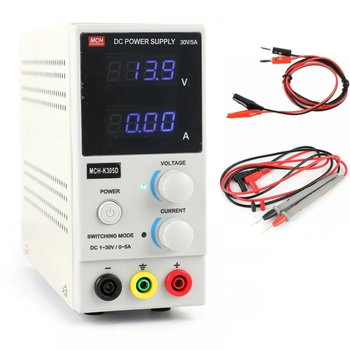 Лабораторный блок питания Tcom MCH-K305D, 30B, 5A