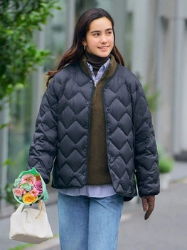 Куртка демисезонная короткая женская Uniqlo 951864256 XL Черная (1159830386)