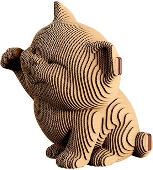 Картонний конструктор Cartonic 3D Puzzle Maneki Kitten 77 елементів (CARTMNMANE)
