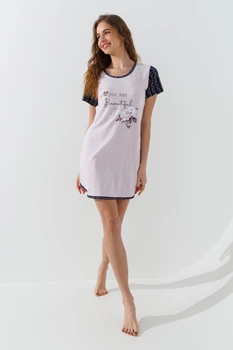 Ночная рубашка женская RUBINA 4879 L Сиреневый