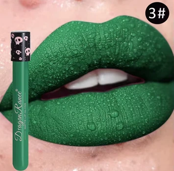 Губная помада Dragon Ranee №3 Зелена Matte Lip Gloss