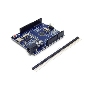 Плата микроконтроллера Arduino Uno R3 CH340, FT232 разъем Type-C