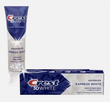 Отбеливающая зубная паста Crest 3D White Advanced Express White 107 г